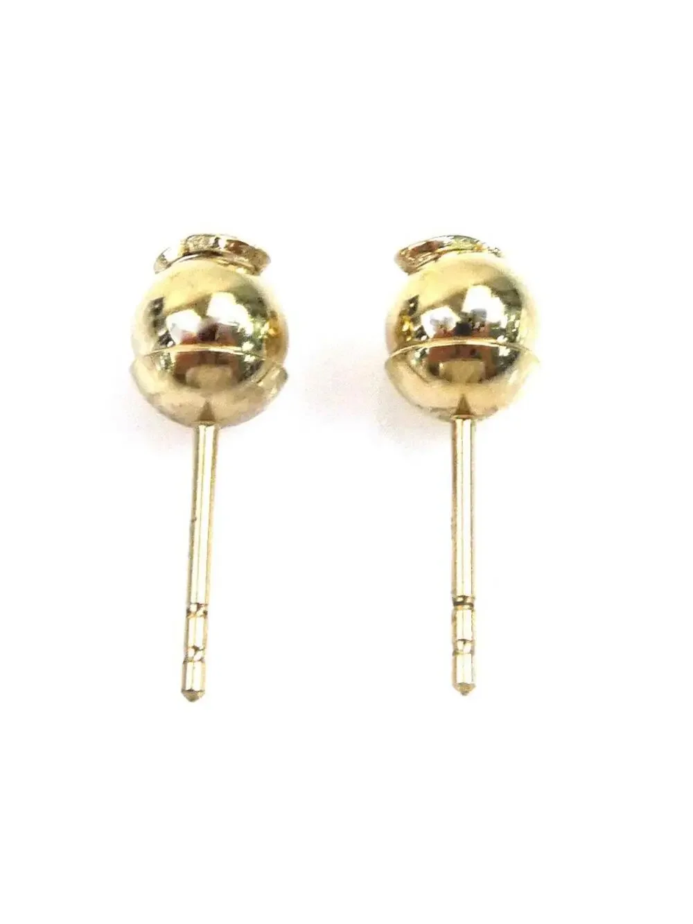 Auth Christian Dior Pierce Earrings #294114C24B